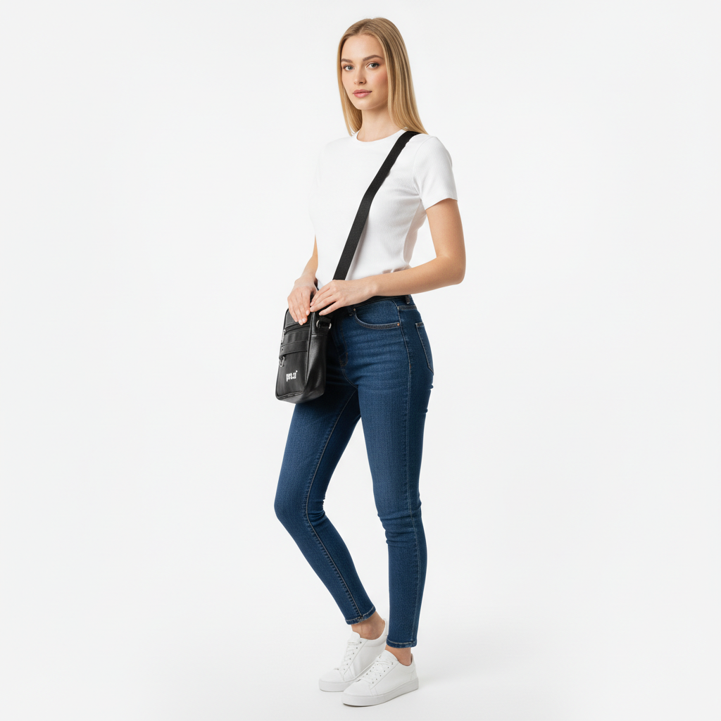 Vegan Leather Crossbody Bag for Men & Women - Image 11
