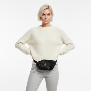 Vegan Water-Resistant Nylon Waist Bag