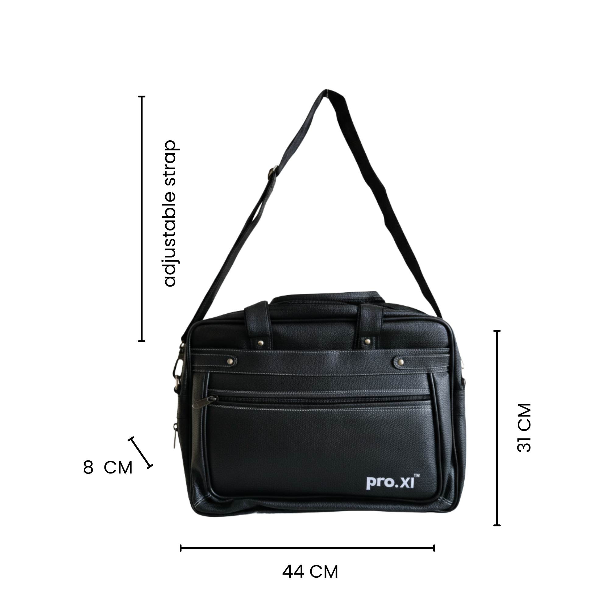 Vegan Leather Laptop Bag for Men & Women - Image 14