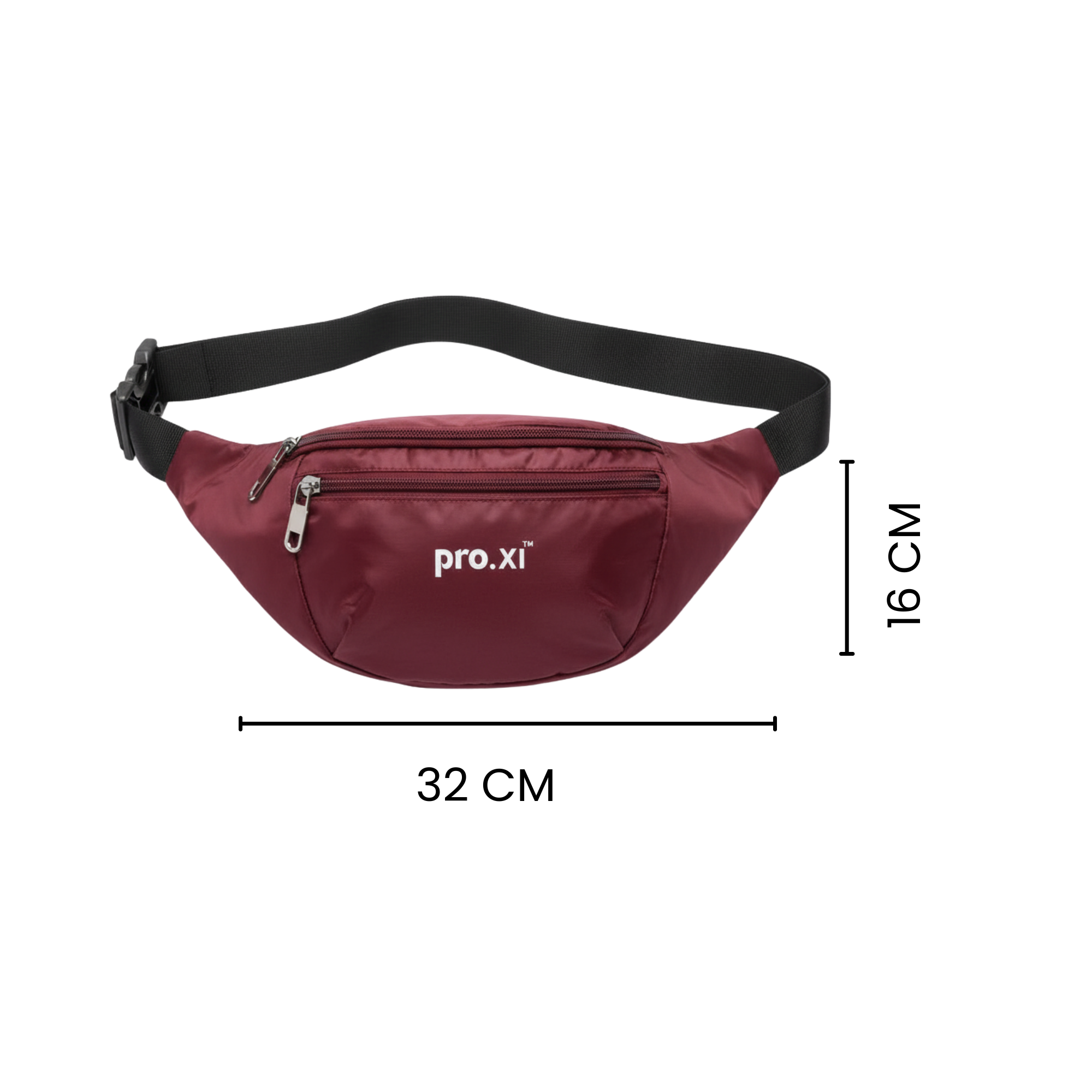Vegan Water-Resistant Nylon Waist Bag - Image 13