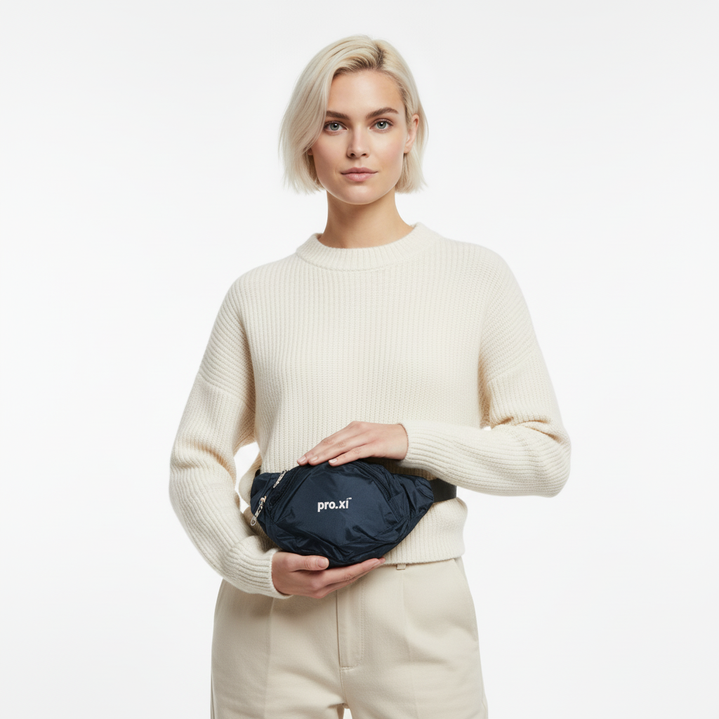 Vegan Water-Resistant Nylon Waist Bag - Image 16