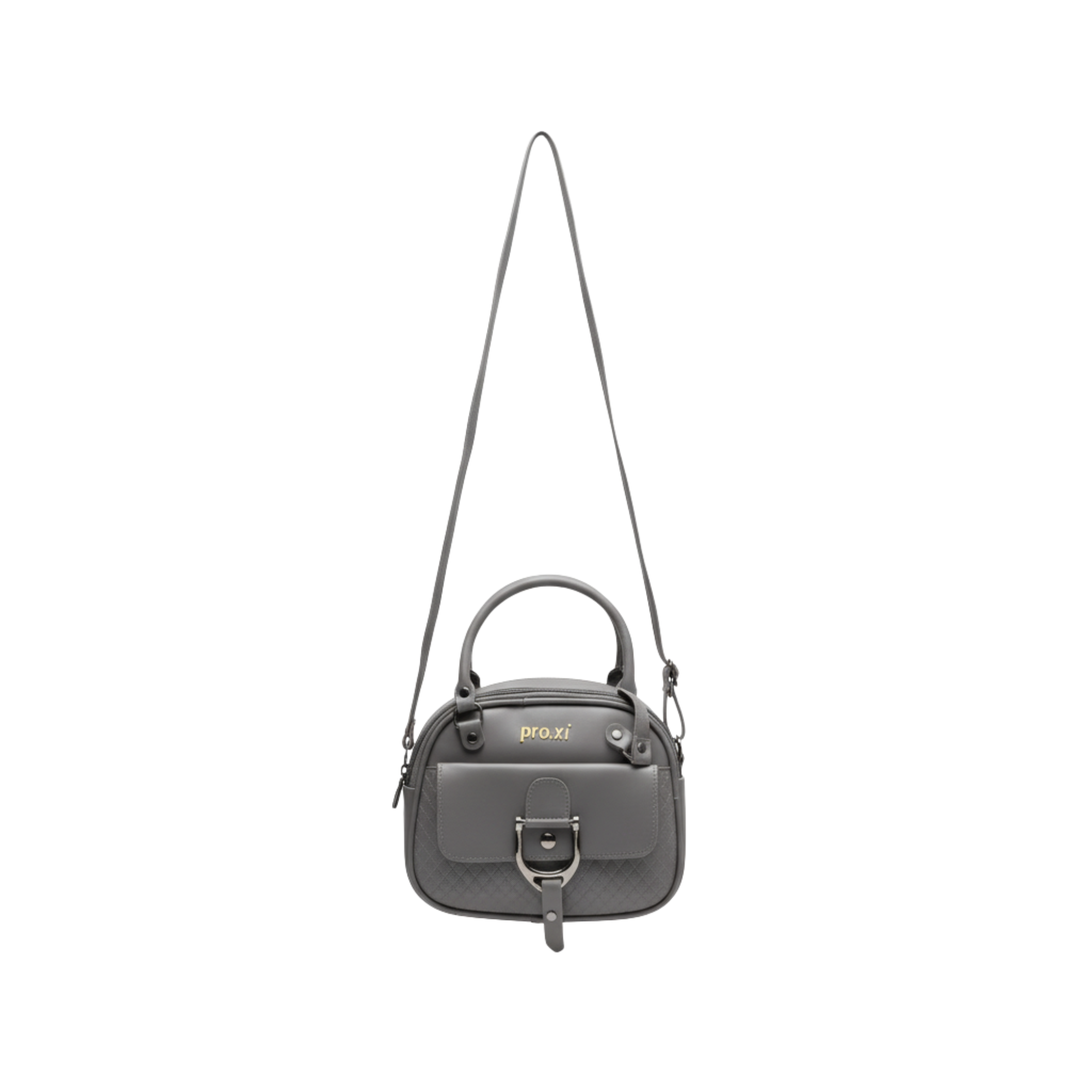 Women's Vegan Leather Handbag with Shoulder Strap - Image 6